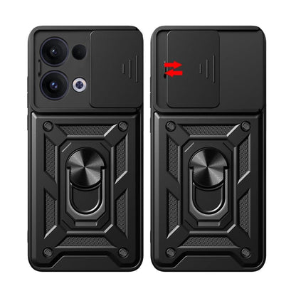 Custodia per Oppo Reno13, Techsuit, CamShield, Nera