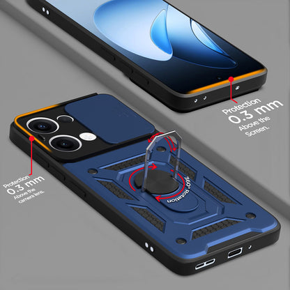 Custodia per Oppo Reno13, Techsuit, CamShield, Verde