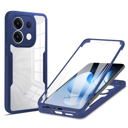 Custodia per Oppo Reno13, Techsuit, ColorVerse 360, Blu