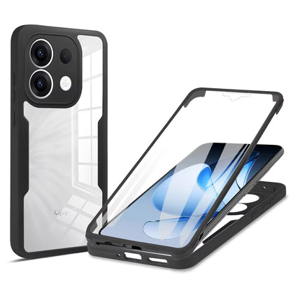 Custodia per Oppo Reno13, Techsuit, ColorVerse 360, Nera