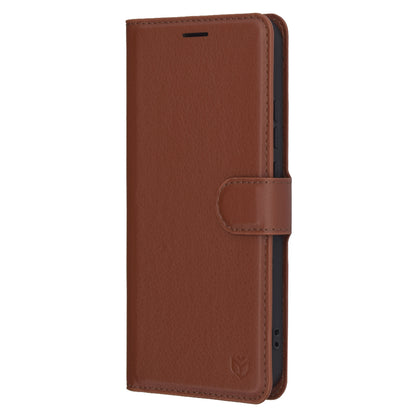 Custodia per Oppo Reno13, Techsuit, Leather Folio, Marrone