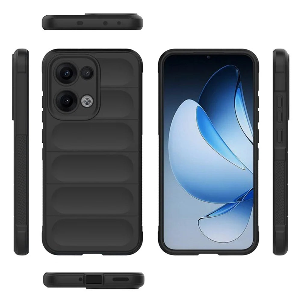 Custodia per Oppo Reno13, Techsuit, Magic Shield, Nera