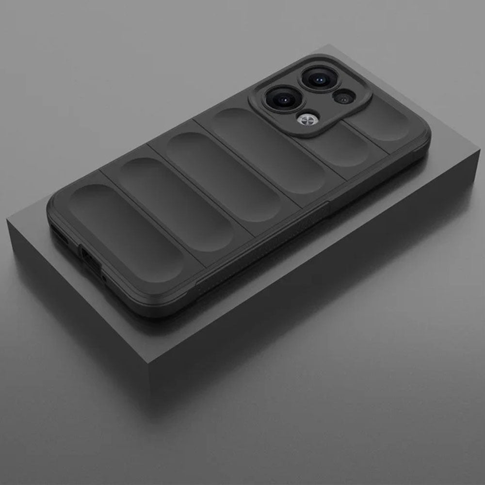 Custodia per Oppo Reno13, Techsuit, Magic Shield, Nera