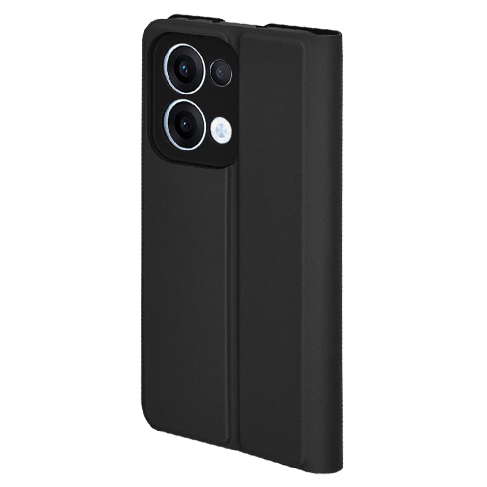 Custodia per Oppo Reno13, Techsuit, Magskin Book, Nera