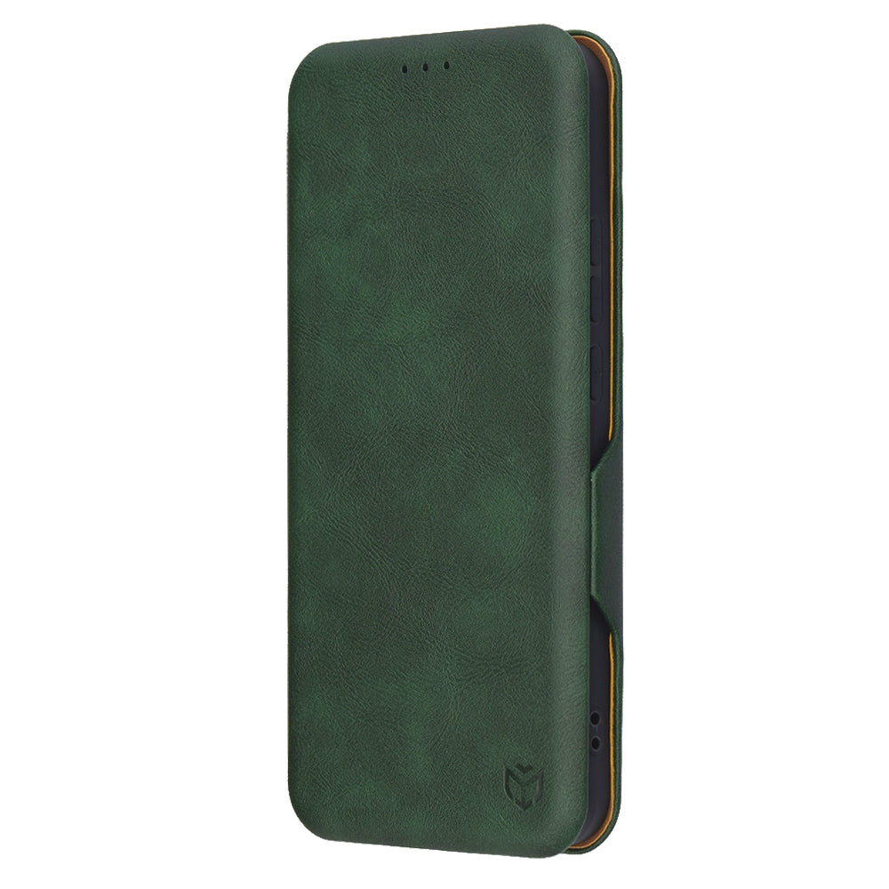Custodia per Oppo Reno13, Techsuit, Safe Wallet Plus, Verde