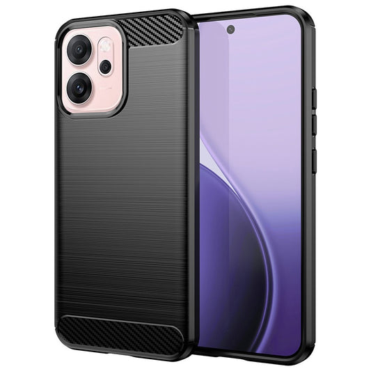 Custodia per Oppo Reno14 F, Techsuit, Carbonio, Nera