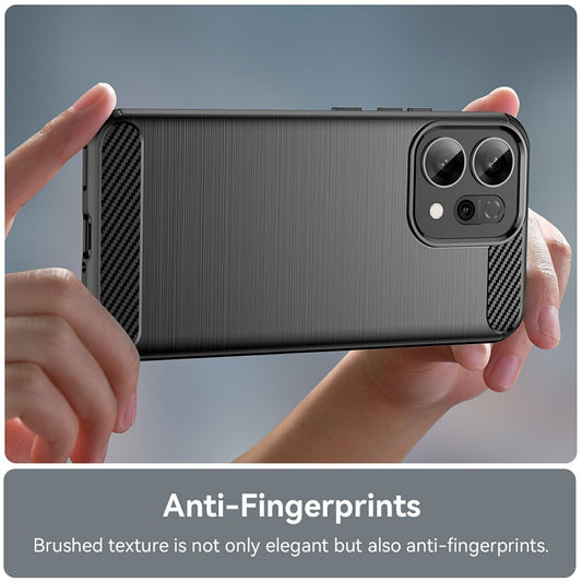 Custodia per Oppo Reno14 F, Techsuit, Carbonio, Nera