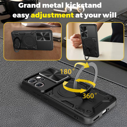 Custodia per Oppo Reno14 FS 5G / Reno14 F, Techsuit, CamGuard Pro, Nera
