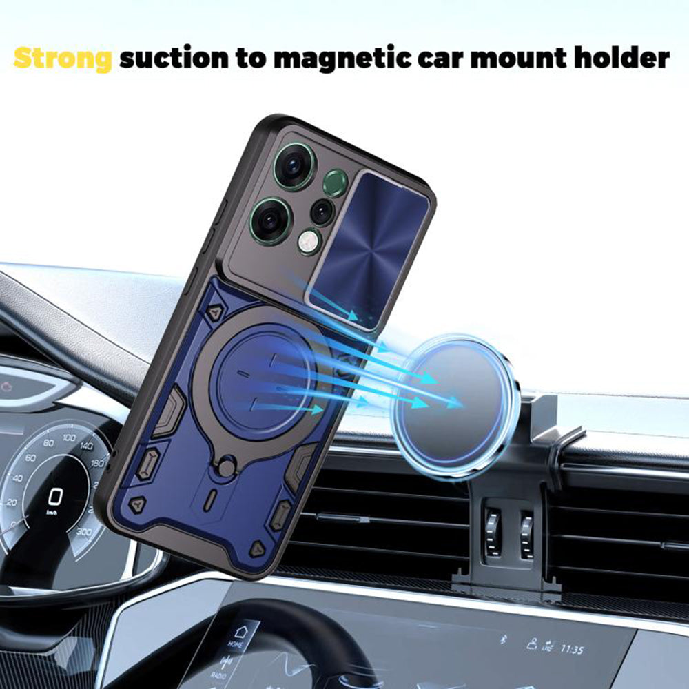 Custodia per Oppo Reno14, Techsuit, CamGuard Pro, Nera