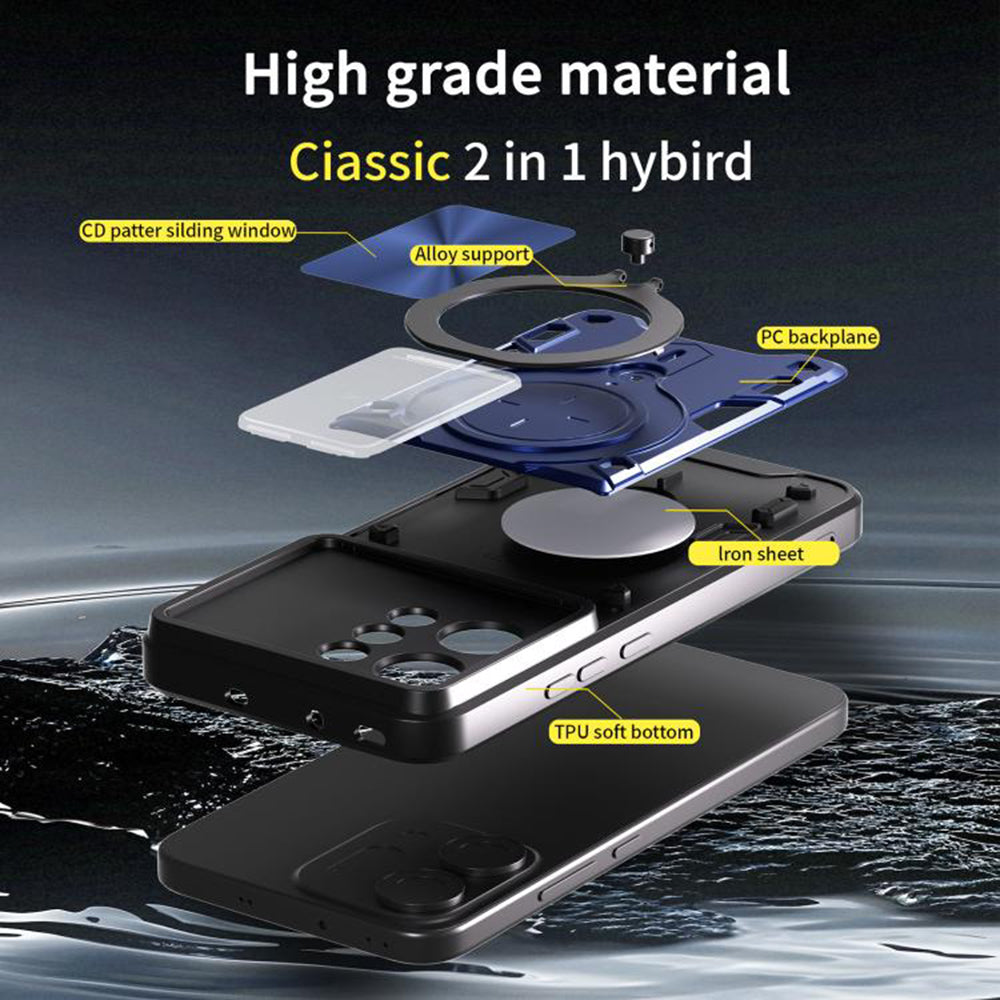 Custodia per Oppo Reno14, Techsuit, CamGuard Pro, Nera