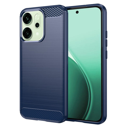 Custodia per Oppo Reno14, Techsuit, Carbonio, Blu