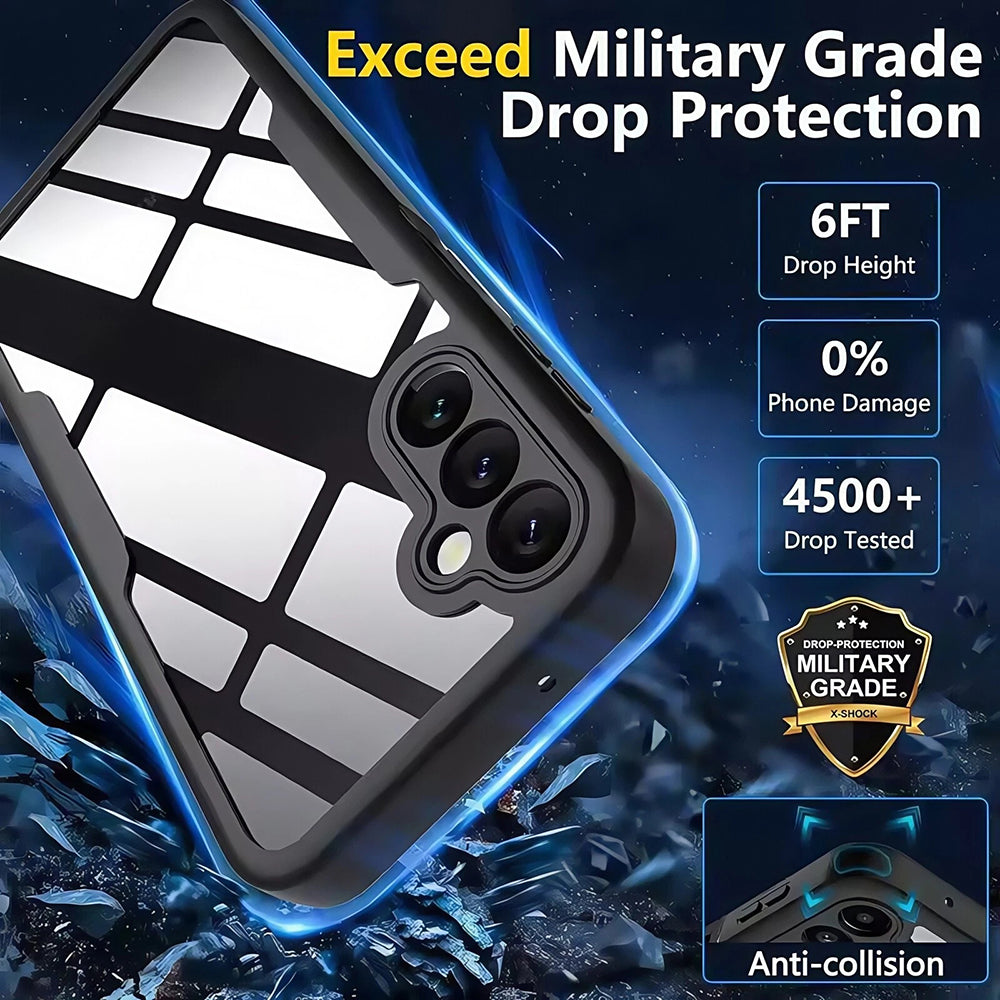 Custodia per Oppo Reno14, Techsuit, ColorVerse 360, Nera