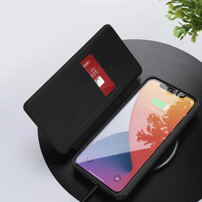 Custodia per Oppo Reno14, Techsuit, Magskin Book, Nera