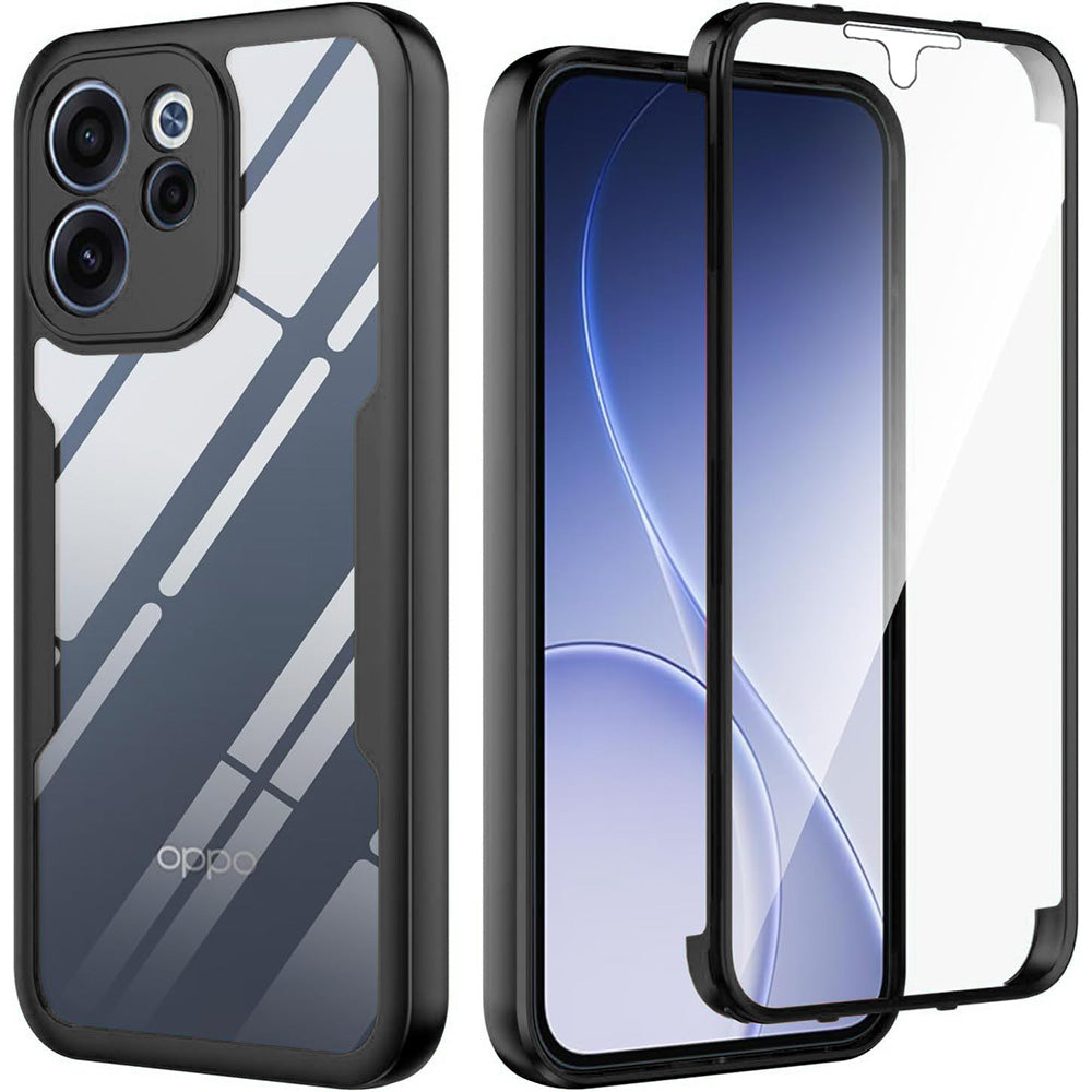 Custodia per Oppo Reno15 FS / Reno15 F, Techsuit, ColorVerse 360, Nera