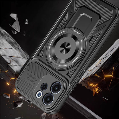 Custodia per Oppo Reno15 FS / Reno15 F, Techsuit, RuggedCam, Grigio