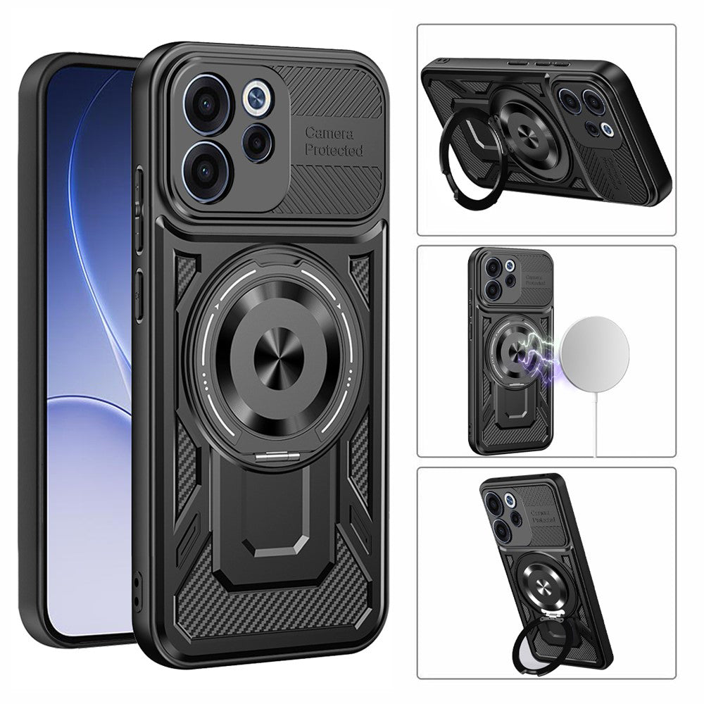 Custodia per Oppo Reno15 FS / Reno15 F, Techsuit, RuggedCam, Viola