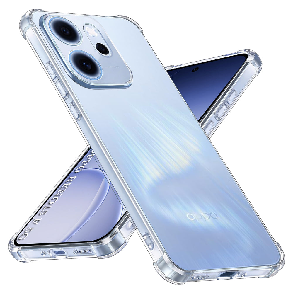 Custodia per Oppo Reno15 FS / Reno15 F, Techsuit, Shockproof Clear, Trasparente