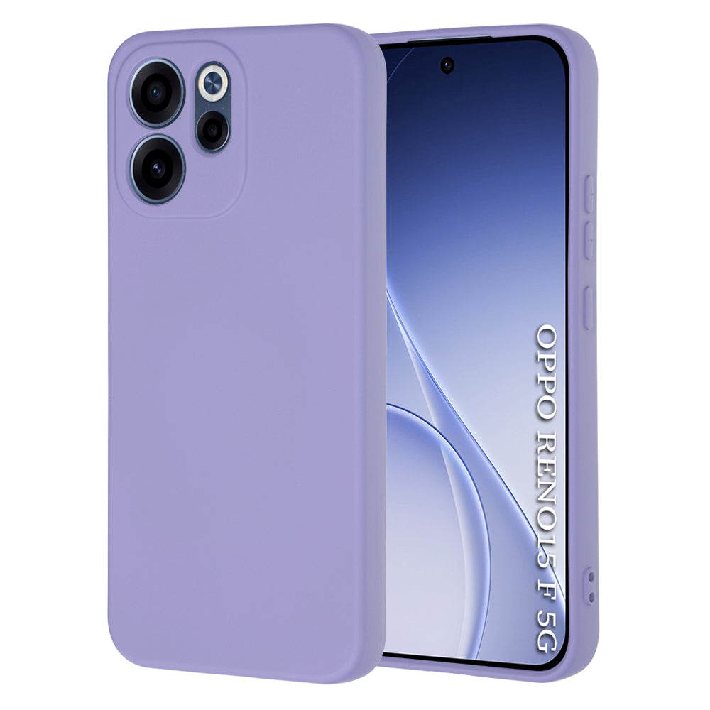 Custodia per Oppo Reno15 FS / Reno15 F, Techsuit, SoftFlex, Viola Chiaro