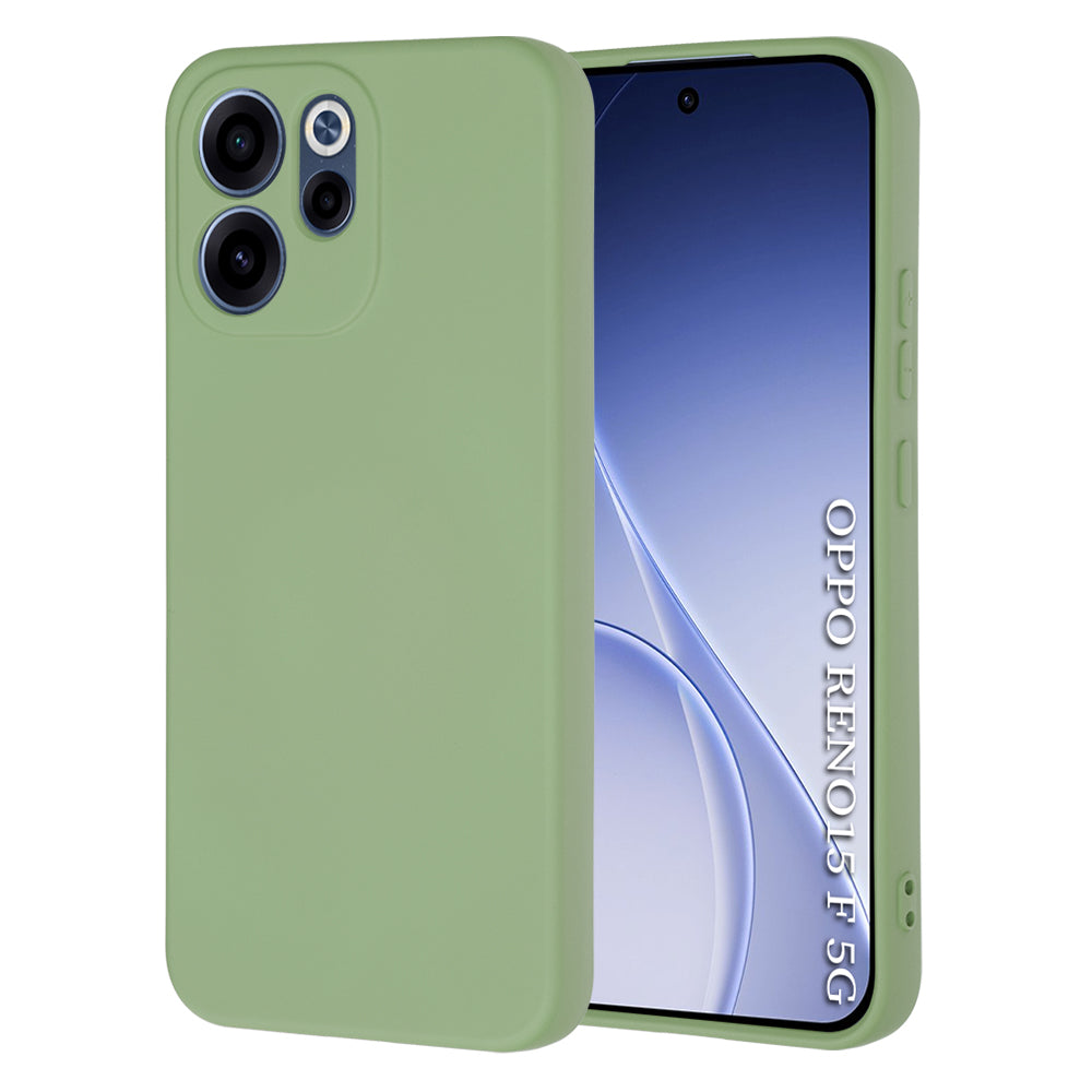 Custodia per Oppo Reno15 FS / Reno15 F, Techsuit, SoftFlex, Verde Chiaro
