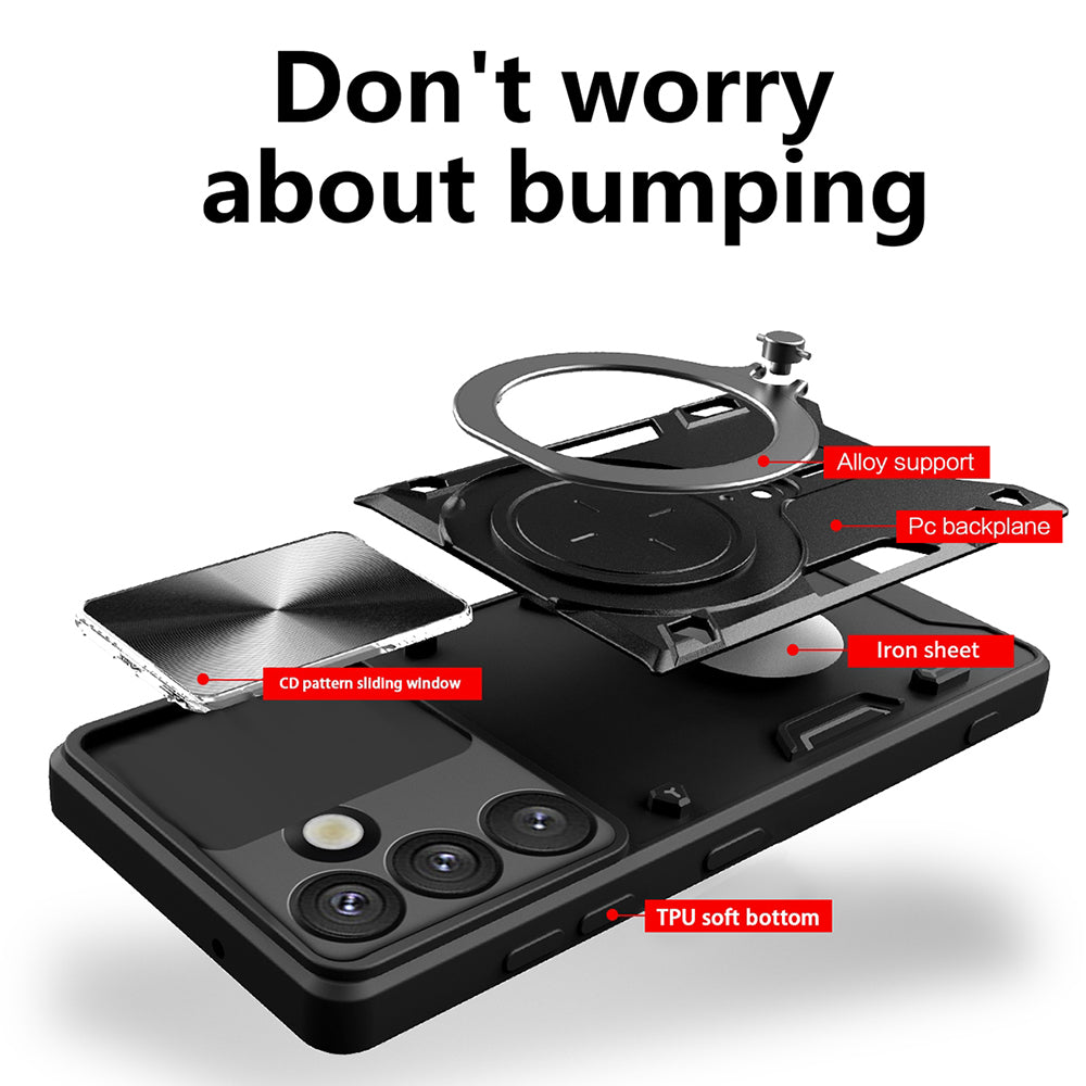 Custodia per Oppo Reno15 Pro, Techsuit, CamGuard Pro, Nera