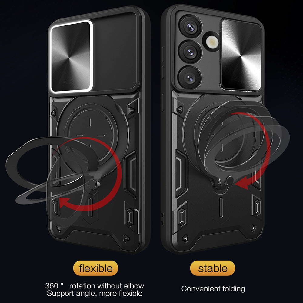 Custodia per Oppo Reno15 Pro, Techsuit, CamGuard Pro, Nera