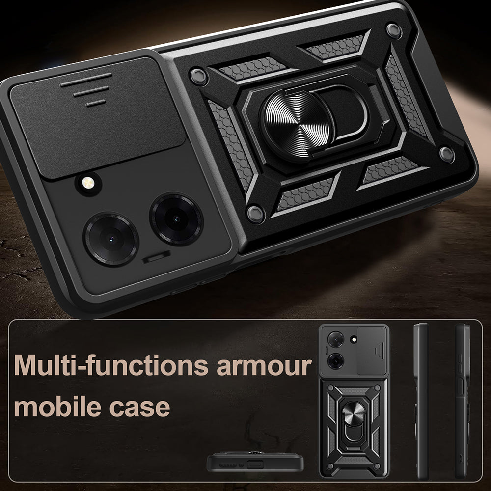 Custodia per Oppo Reno15, Techsuit, CamShield, Nera