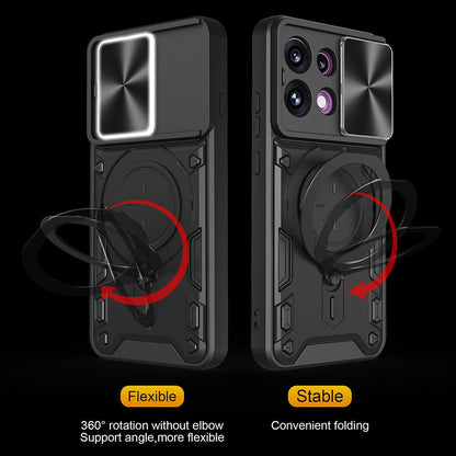 Case for Oppo Reno16 F / Reno16 FS, Techsuit, CamGuard Pro, Red