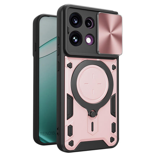 Custodia per Oppo Reno16 F / Reno16 FS, Techsuit, CamGuard Pro, Rosa Oro