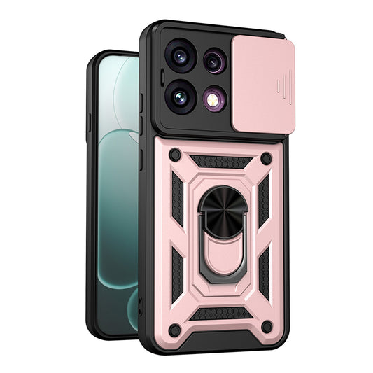 Custodia per Oppo Reno16 F / Reno16 FS, Techsuit, CamShield, Rosa Dorato