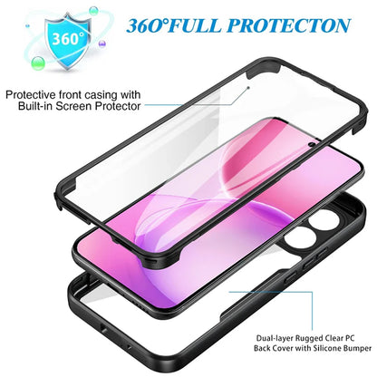 Custodia per Oppo Reno16 F / Reno16 FS, Techsuit, ColorVerse 360, Rosa