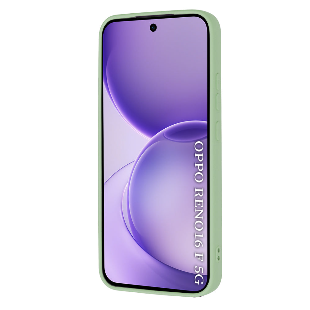 Custodia per Oppo Reno16 F / Reno16 FS, Techsuit, SoftFlex, Verde Chiaro