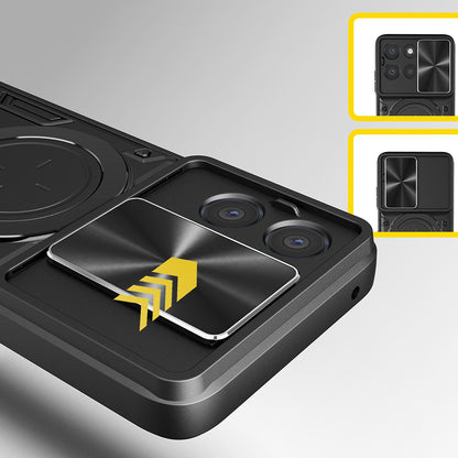Custodia per Oppo Reno16 / Reno16 Pro, Techsuit, CamGuard Pro, Rossa