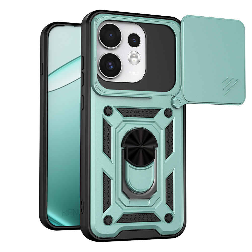 Custodia per Oppo Reno16 / Reno16 Pro, Techsuit, CamShield, Verde
