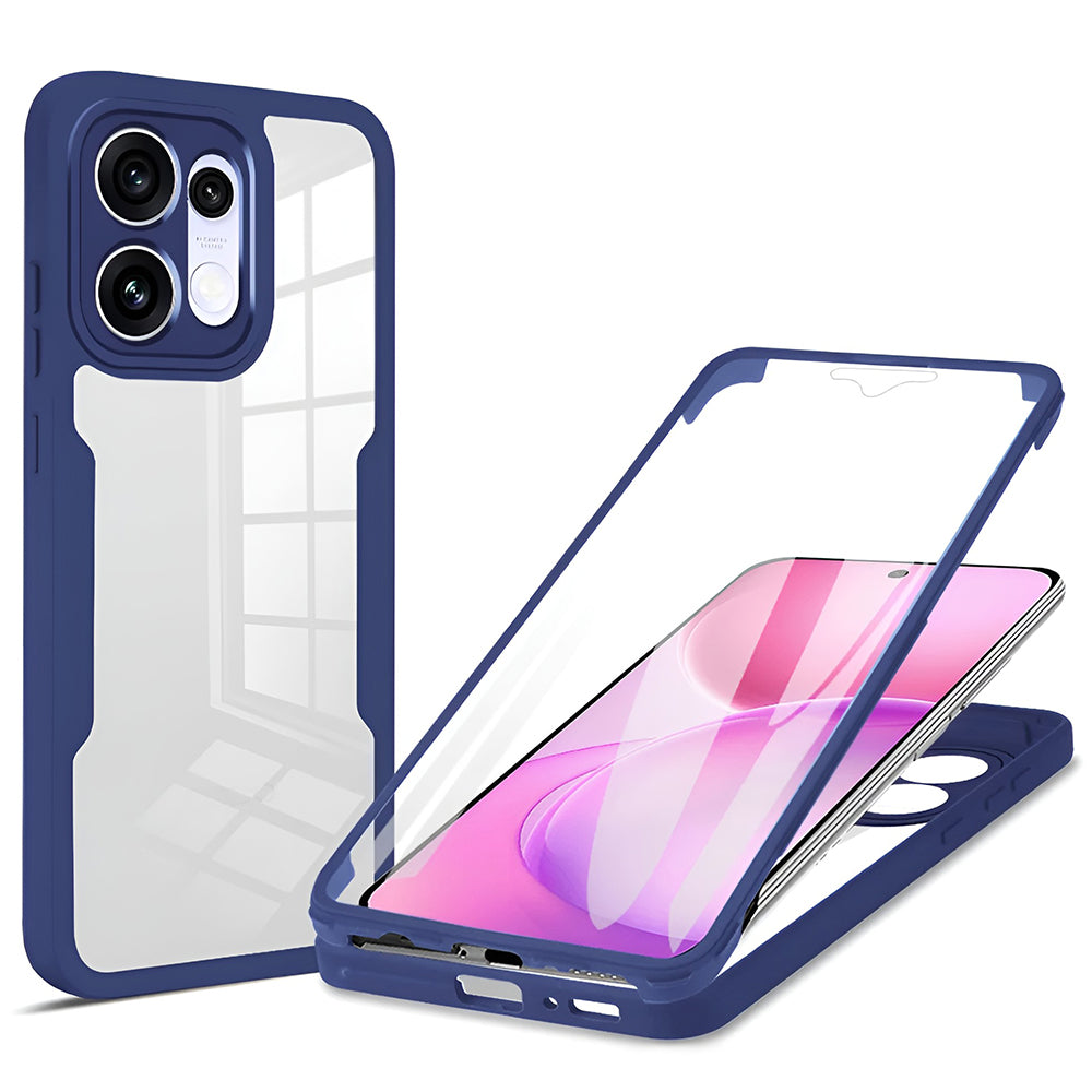 Custodia per Oppo Reno16 / Reno16 Pro, Techsuit, ColorVerse 360, Blu
