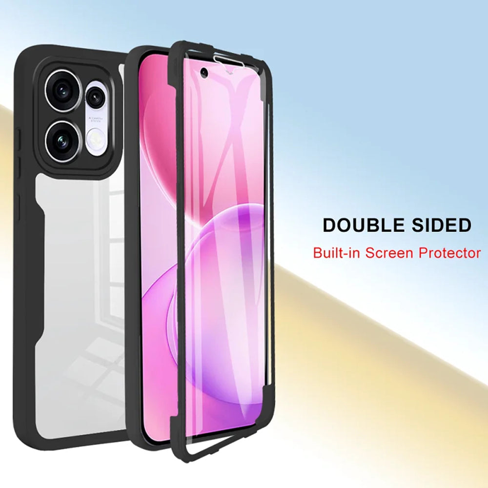 Custodia per Oppo Reno16 / Reno16 Pro, Techsuit, ColorVerse 360, Nera
