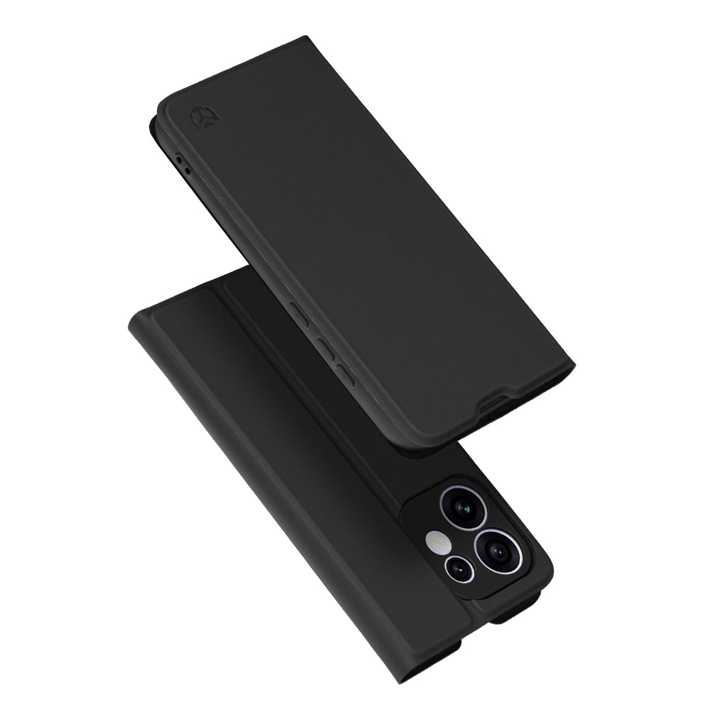 Custodia per Oppo Reno16, Techsuit, Magskin Book, Nera