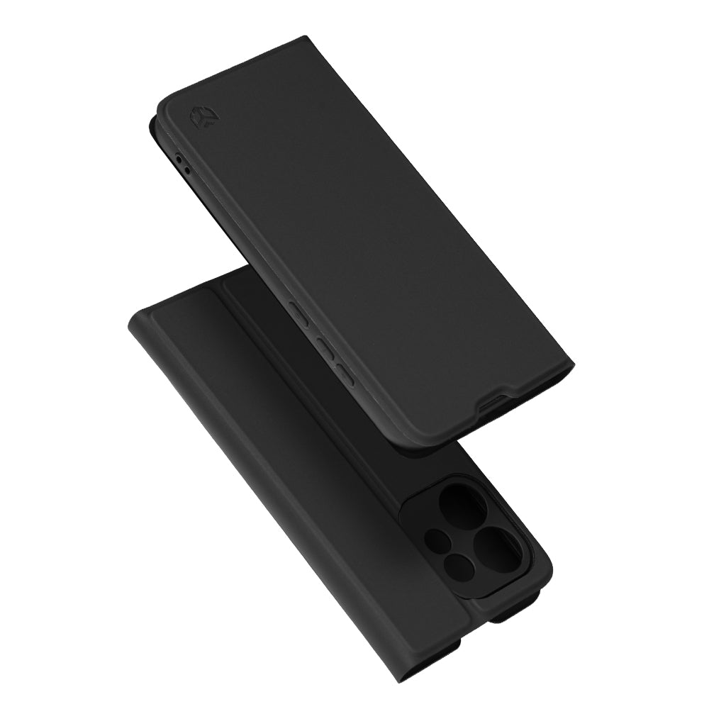 Custodia per Oppo Reno16, Techsuit, Magskin Book, Nera