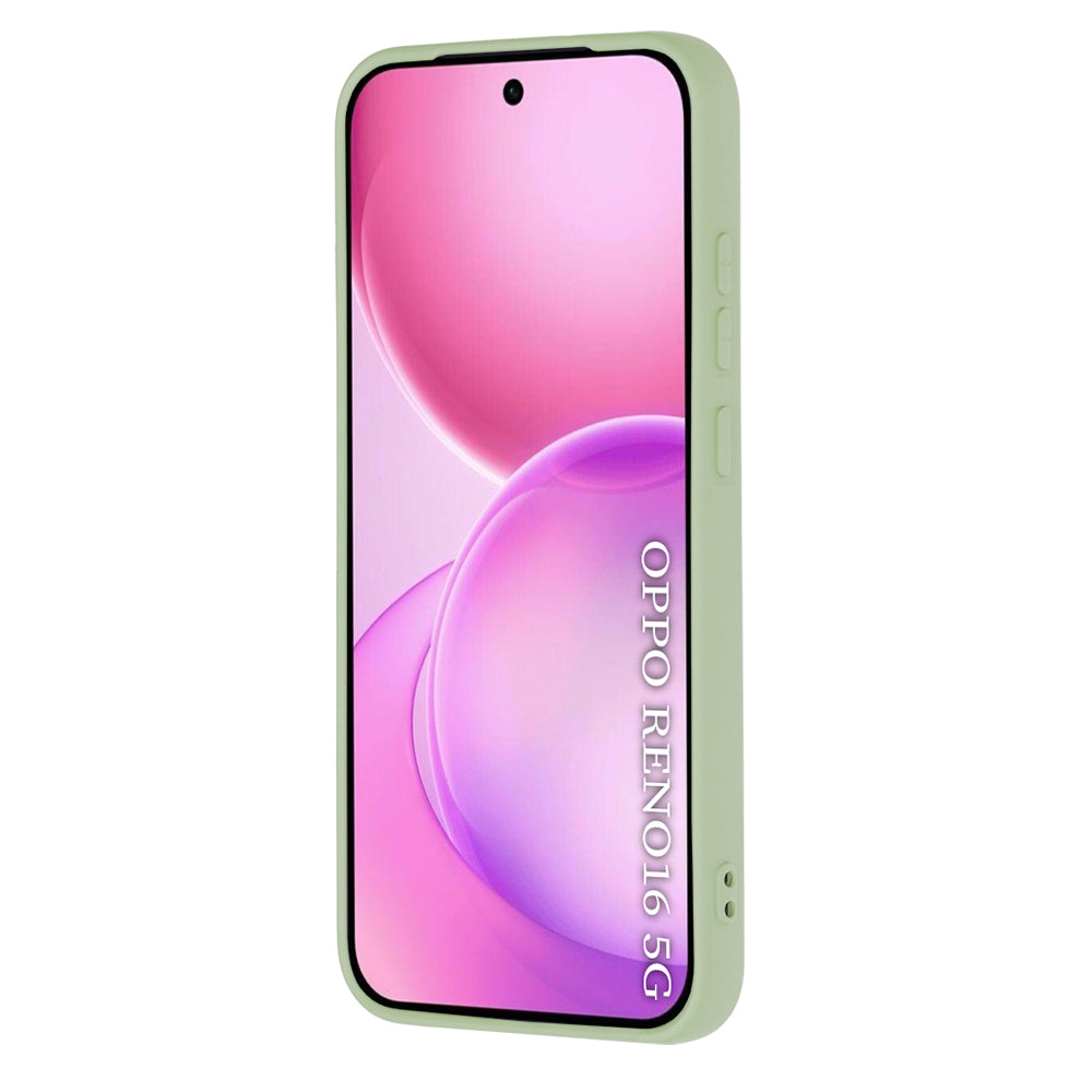 Custodia per Oppo Reno16, Techsuit, SoftFlex, Verde Chiaro