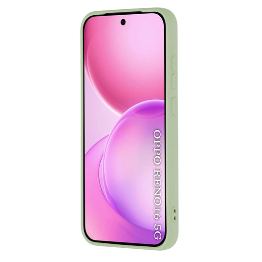 Custodia per Oppo Reno16, Techsuit, SoftFlex, Verde Chiaro