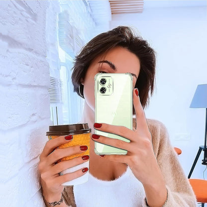 Custodia per Oppo Reno4 Lite, Techsuit, Shockproof Clear, Trasparente