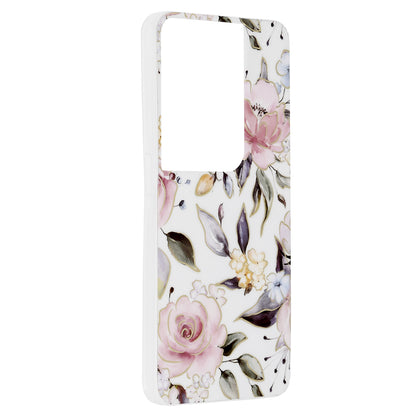 Custodia per Oppo Reno8 Pro, Techsuit, Marble, Bianca