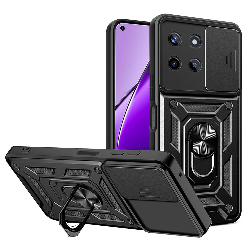 Custodia per Realme 11 4G, Techsuit, CamShield, Nera