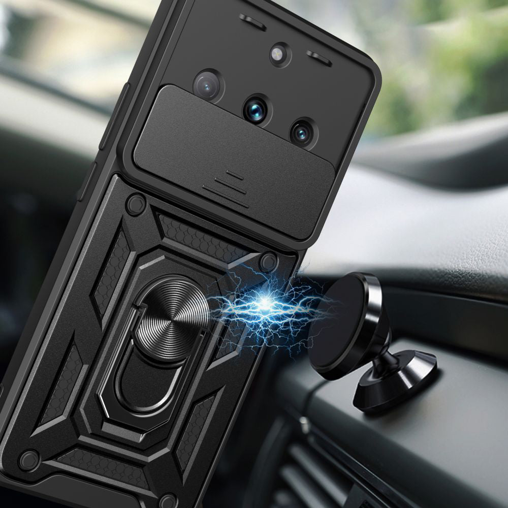 Custodia per Realme 11 4G, Techsuit, CamShield, Nera