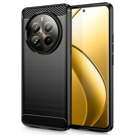 Custodia per Realme 12 Pro / 12 Pro+, Tech-Protect, Carbonio, Nero 