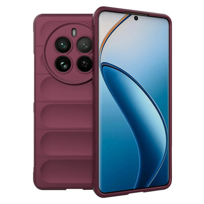 Custodia per Realme 12 Pro / 12 Pro+, Techsuit, Magic Shield, Vinaccia