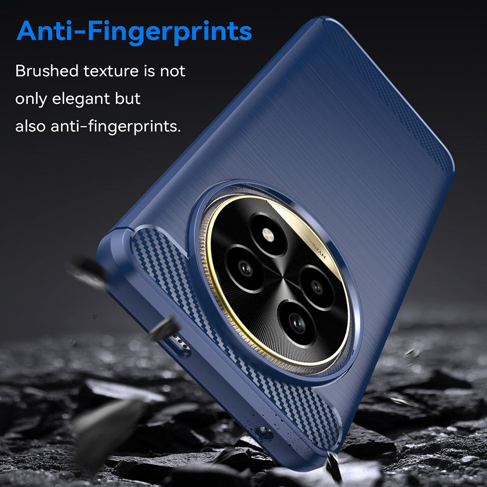 Case for Realme 13 Pro / 13 Pro+, Techsuit, Carbon, Blue