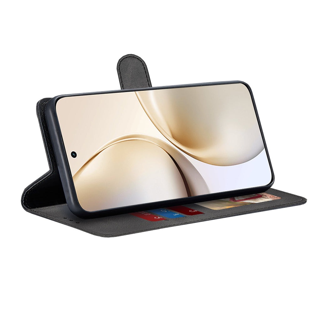 Custodia per Realme 14 Pro+, Techsuit, Diary Book, Nera