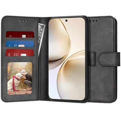 Custodia per Realme 14 Pro+, Techsuit, Diary Book, Nera