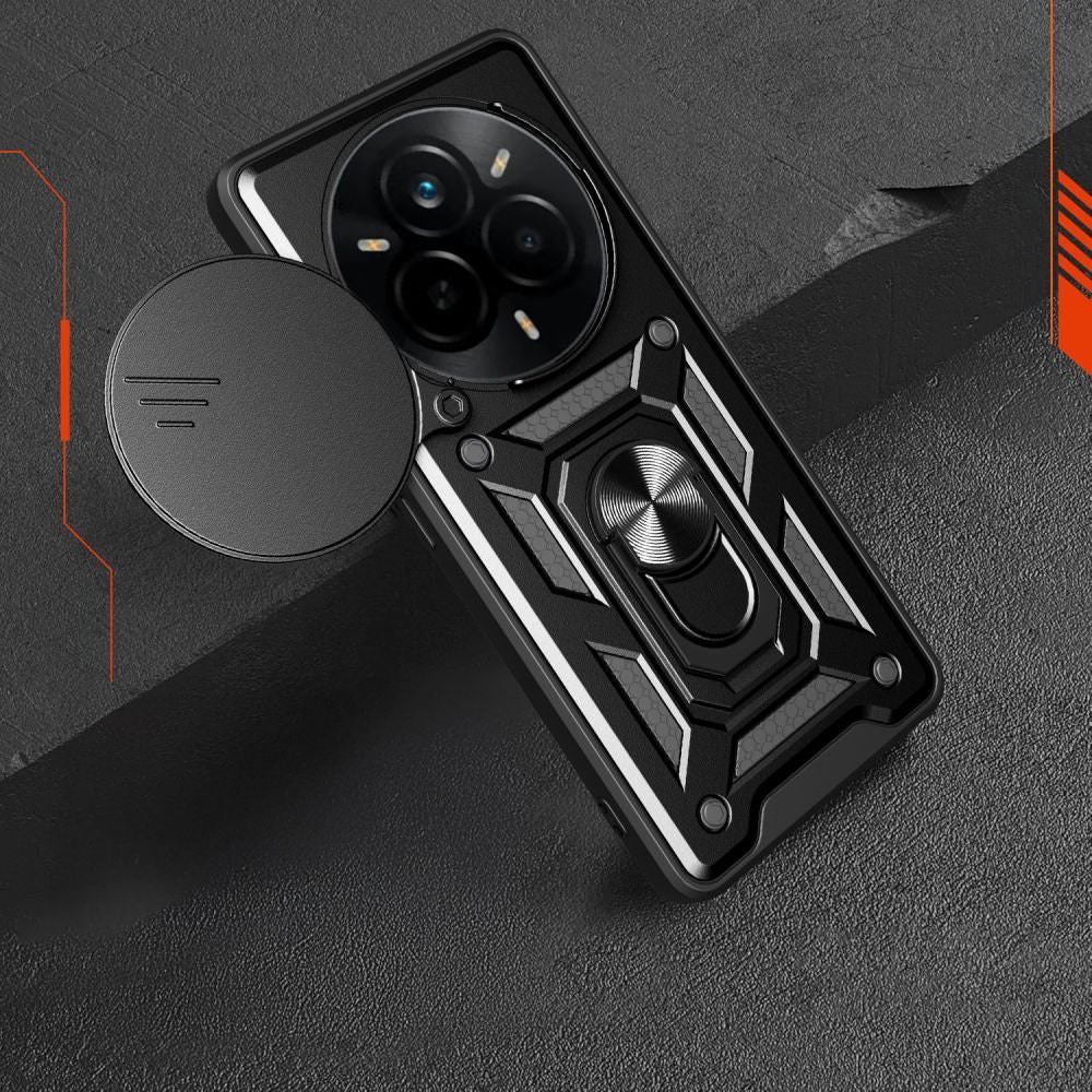 Custodia per Realme 14 Pro, Techsuit, CamShield, Nera