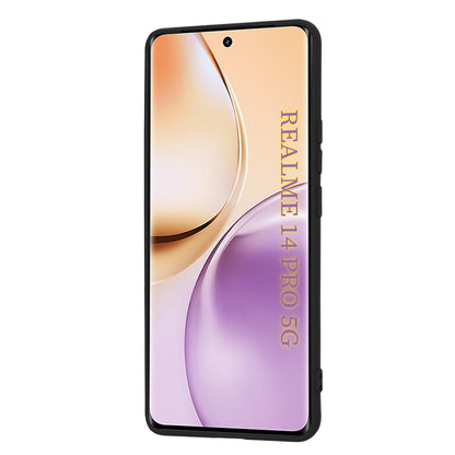 Custodia per Realme 14 Pro, Techsuit, SoftFlex, Nera